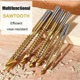 6-piece woodworking drill set