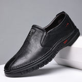 Breathable Non-slip Casual New Leather Shoes Men