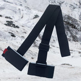 Fixed Sewing Skiing Bandage Portable Double-board Adjustable Sled Shoulder Strap