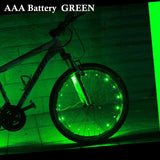 Mountain bike spoke lights