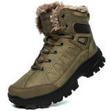 Men's Plus Size Warm High Top Outdoor Cotton Shoes