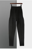 Autumn And Winter Women's Woollen Pants Warm Keeping Nine Point Leggings