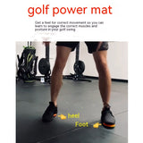 Golf Strength Rubber Center Of Gravity Training Mat