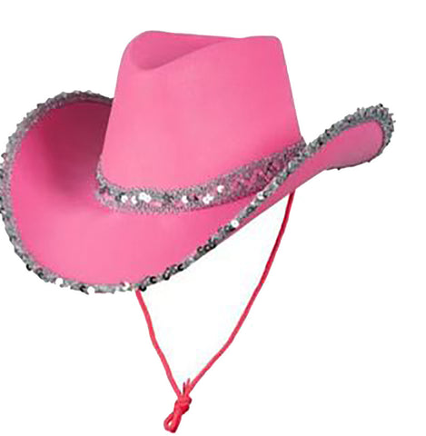 Amazon White Silver Edge West Cowboy Hat