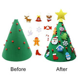 Felt Christmas Tree Three-dimensional Christmas Tree Pendant Children's Puzzle Handmade DIY