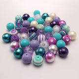 Mermaid Colored 20MM Acrylic Large Beads