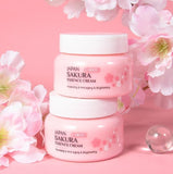 Sakura Skin Care Set 4-piece Set Cleansing Eye Cream Face Cream