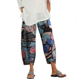 Bamboo Spring Loose Fashion Digital Printing Casual Summer Pants