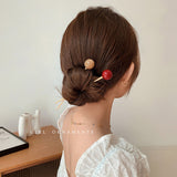 Women's Ball Metal Hairpin Simple Jewelry