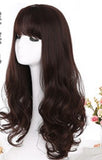 Long Curly Hair Wig Sheath