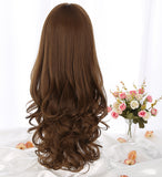 Long Curly Hair Wig Sheath