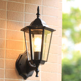 Retro courtyard hallway corridor lights