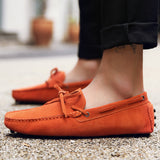 Spring New Men's Leather Peas Shoes