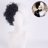 Yin Yang Head Black And White Anime Wig