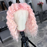 Wig Foreign Trade Cross-border New Arrival Multi-color Women's Mid-length Front Lace Short Curly Hair