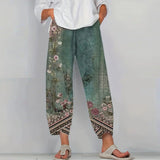 Bamboo Spring Loose Fashion Digital Printing Casual Summer Pants