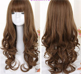 Long Curly Hair Wig Sheath