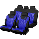 Car Universal Seat Cover 9-piece Gecko Mesh Cloth