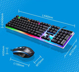 G21 Wired U U Mouse And Keyboard Set Suspended Lighting Mechanical Feel Game Mouse And Keyboard Set