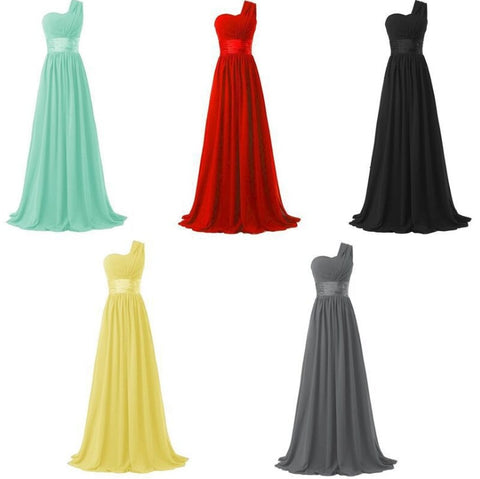 Long Multi-color Banquet Evening Dress