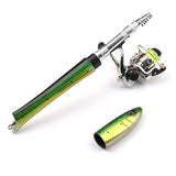 Mini Fish Pen Rod Portable Sea Fishing Rod Set