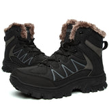 Men's Plus Size Warm High Top Outdoor Cotton Shoes