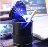 With LED light car ashtray