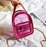 Casual wild jelly parent-child shoulder bag