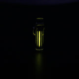 Tritium lamp fluorescent keychain