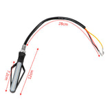 Fire arrow motorcycle turn signal running water brake light