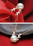 Small Elk Pearl Pendant