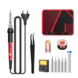 Constant Temperature Electric Soldering Iron Set Adjustable Temperature 60W Digital Display Internal Heat Welding