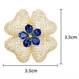 Creative Fashion All-match Four-leaf Clover Brooch