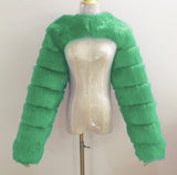 Women's Fur Shawl Coat