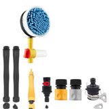 Car Wash Artifact Water Gun Hose High Pressure With Foam Pot Household Nozzle Car Brush Mop Tool Set