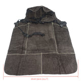 Brown Leather Breast Apron Wear Resistance Cut Insulation For Electric Welding Operation