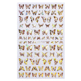 Simulation Thin Butterfly Laser Bronzing Nail Sticker