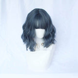 Chic Short Curly Wig With Air Bangs