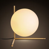 Simple glass ball table lamp