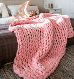 Acrylic woven super thick wool blanket