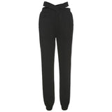 Contrasting Color Loose Fashion Casual All-match Sports Trousers Women