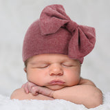 Newborn Fetal Cap Baby Bow Sleeve Cap Fashionable Warm Toddler Gloves Plus Tire Cap