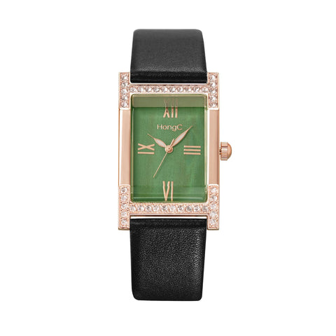 British Retro Square Plate Watch Female Simple Student Korean Version