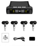 Tire Pressure Monitoring System Automotive Universal Wireless Solar Tire Pressure Monitor External Tire Pressure Detector