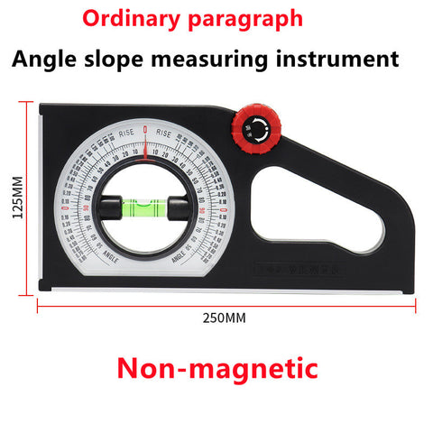 Slope Ruler Magnetic Multi-function Level Measuring Instrument High Precision