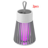 Electric-Shock Physical Mosquito Killer Light Purple Light Mosquito Trap Mosquito Killer Portable OutdoorBedroom USB Rechargeable Mosquito Trap