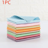 Fish Scale Rag Seamless Glass Cleaning Kitchen Absorbent Towel