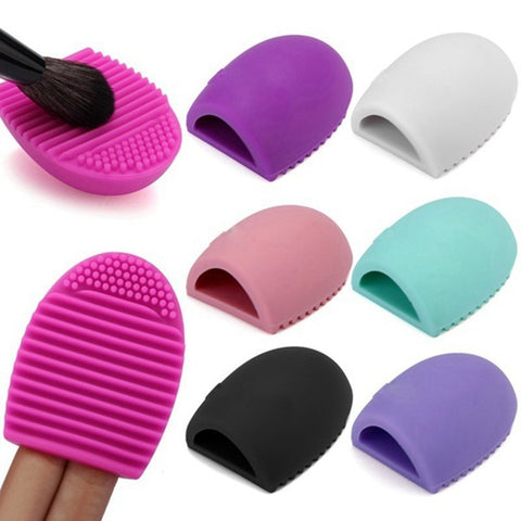 Light Board Silica Gel Brush Egg Egg Brush Plate No Word Silicone Scrubbing Tool Wash Egg Beauty Products