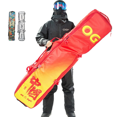 Ski Pack Single And Double Board Double Available Cardan Wheel Large Capacity