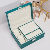 New Double-Layer Pu Leather Watch Jewelry Box